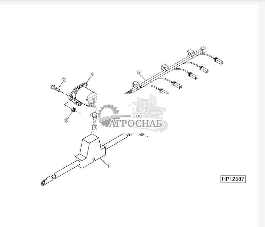 GLOW PLUG RELAY, JUMPER AND HARNESS 